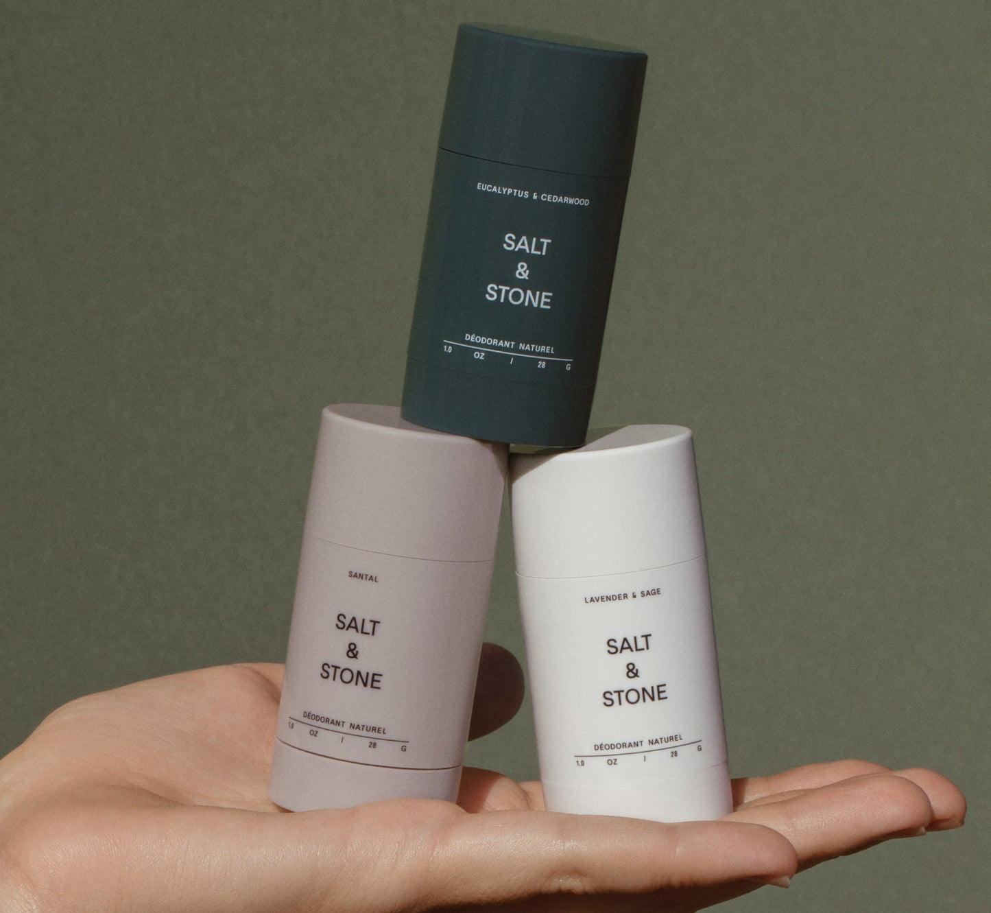 Natural Deodorant Mini Trio