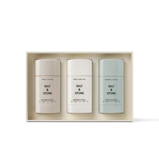 Natural Deodorant Mini Trio